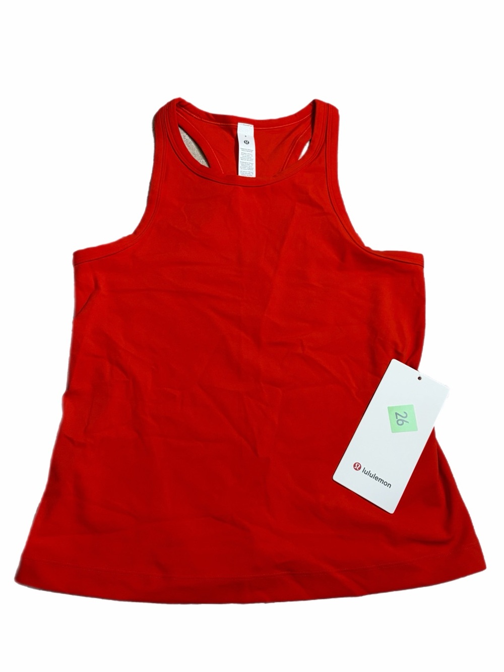 NWT Lululemon Align Waist-Length Racerback Tank Top (Cherry Ember) Size 8